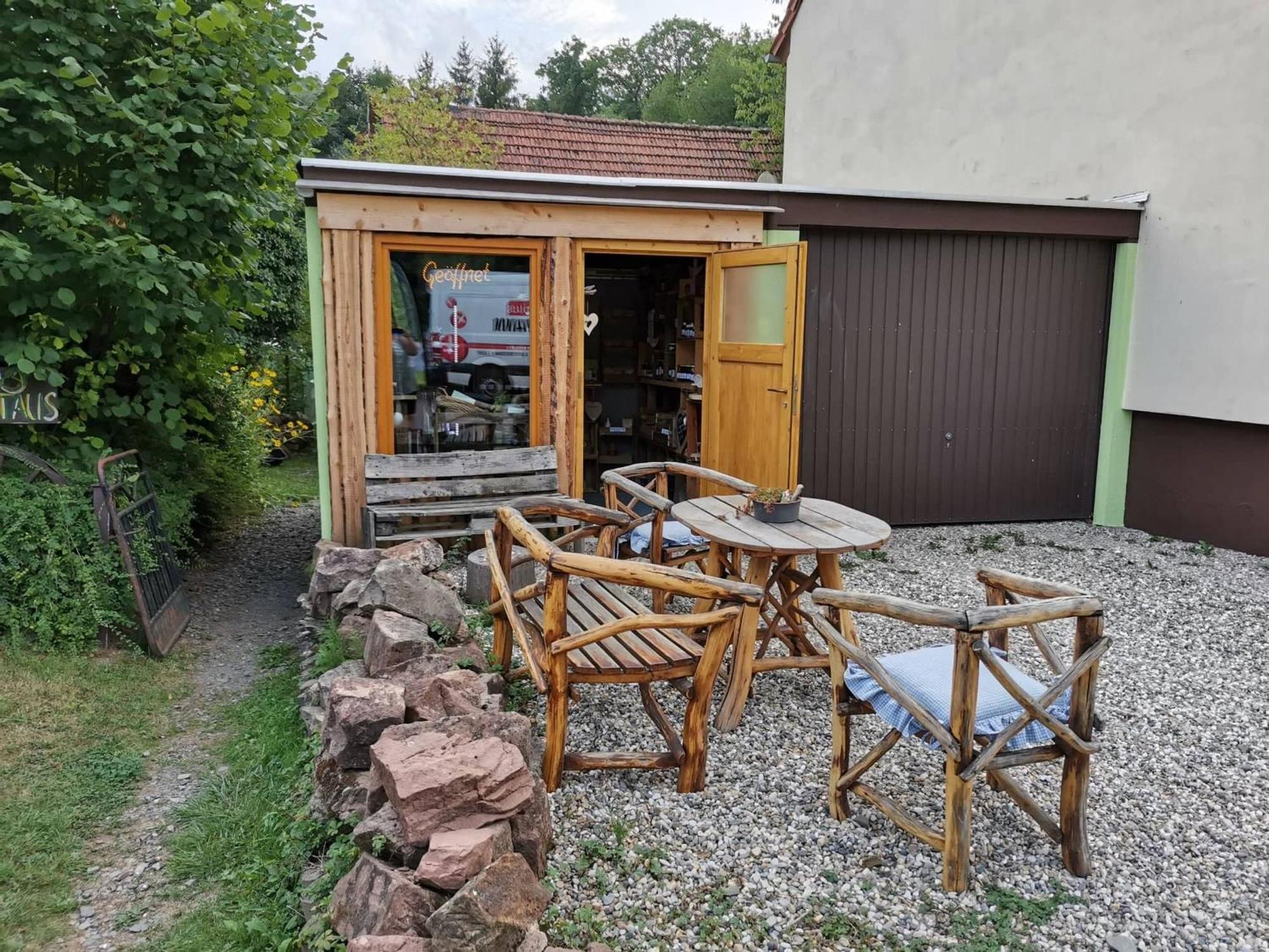 Ferienwohnung Im VitalArt Naturgarten Zweibrücken Exterior foto